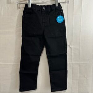 The Children’s Place Girls Elastic Waistband Skinny Black Denim Jeans 4T